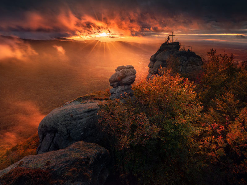 Zdjęcie 2. Tatry wieczorem.